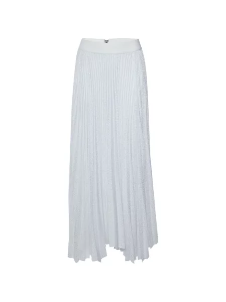 Fusta maxi Alice + Olivia alb