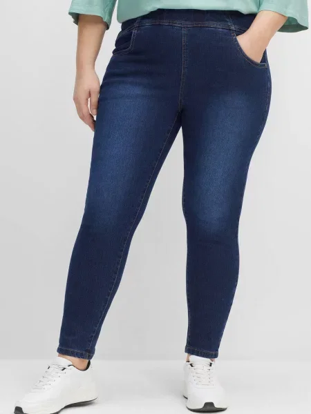 SHEEGO Jeggings denim albastru