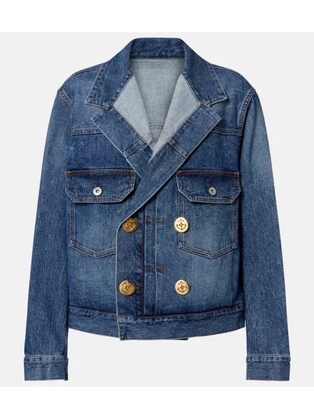 Geacă de blugi Sacai albastru