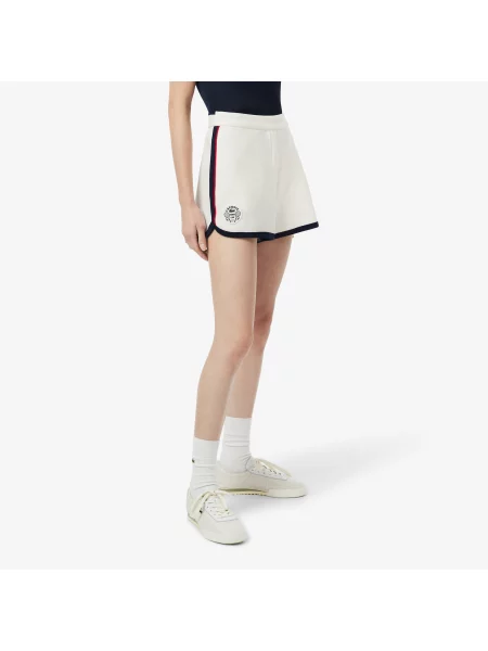 Lacoste Spodenki Tennis Heritage Stretch Piqué białe