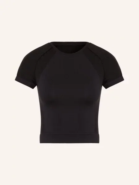 Sweaty Betty Krótka Koszulka Athlete schwarz czarna