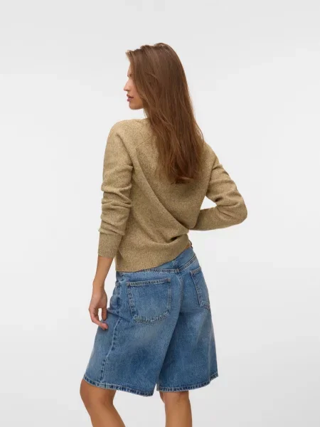 VERO MODA Sveter VMDoffy kapučíno