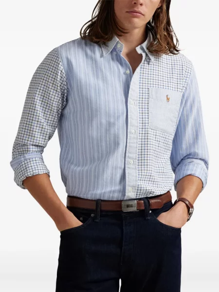Μικρός κασκέτο Polo Ralph Lauren με χαμηλή μέση υφαίνω διαγωνίως πράσινο