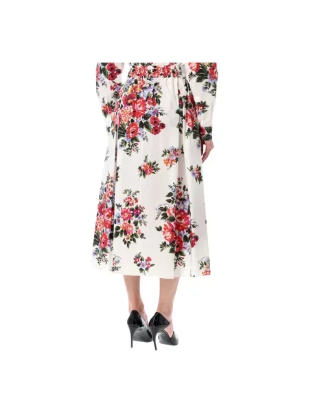 Spódnica midi Dolce And Gabbana biała