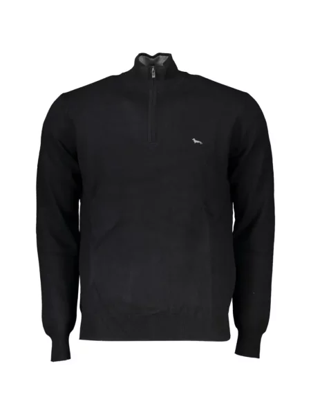 Pulover Harmont & Blaine cu broderie negru