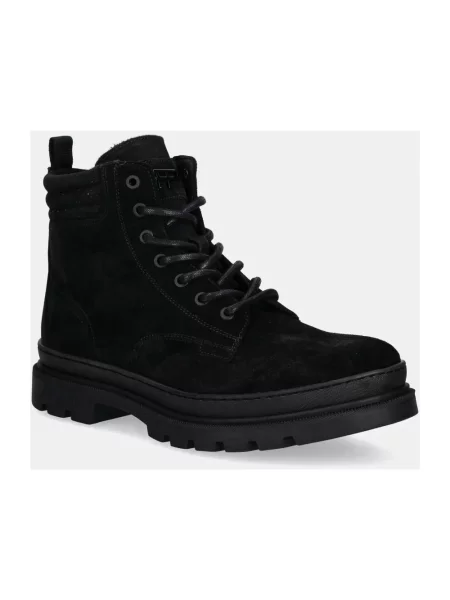 Filling Pieces buty wysokie Josh Suede czarny