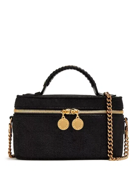 Geanta de piele Stella Mccartney din piele negru