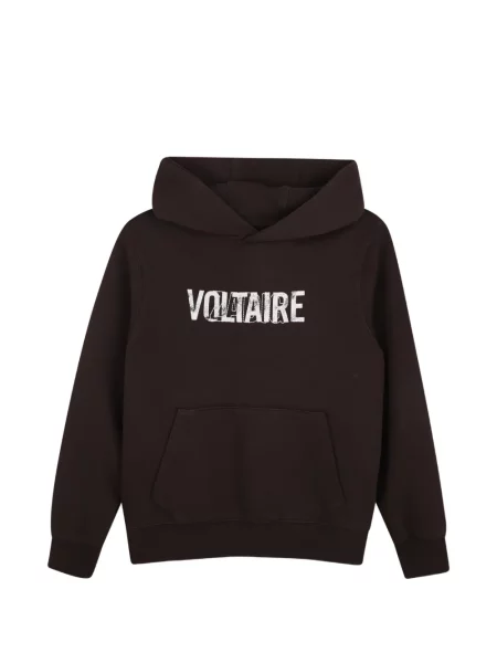 Bluza z kapturem dziecięca Zadig & Voltaire brązowa