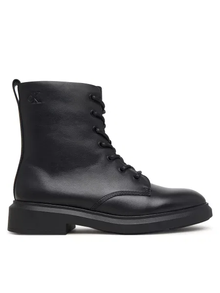 Зимни обувки Calvin Klein Sporty Boot Lace Up Lth черен