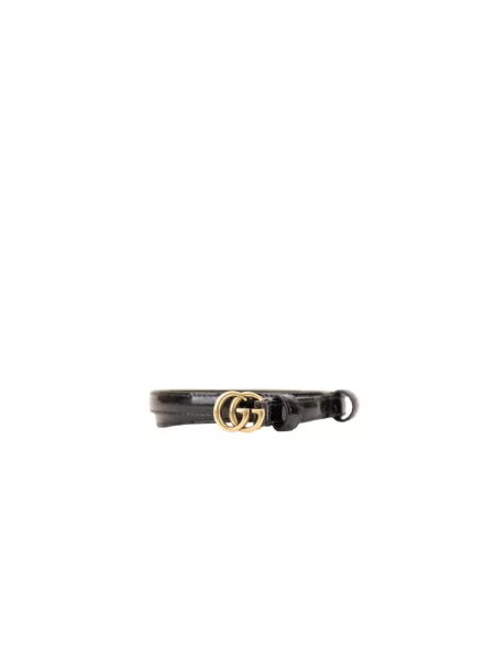 Pasek Gucci skórzany czarny