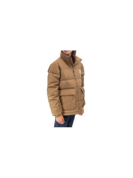 Converse Short Down Jacket Mężczyźni Kurtki Converse Size: M brązowy