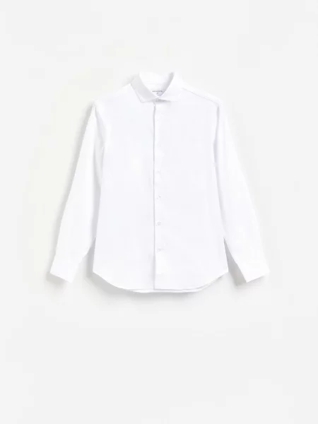 Reserved Cămașă slim fit din alb