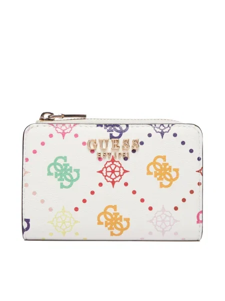 GUESS Portofel galben citron / roz / roșu alb