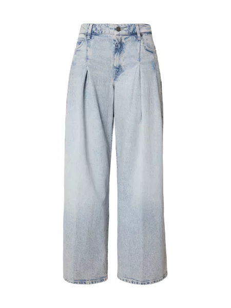 Guess Jeans rifle wide leg dámske modrá