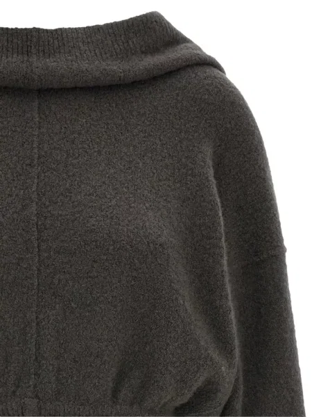 Hanorac cu glugă Rick Owens gri