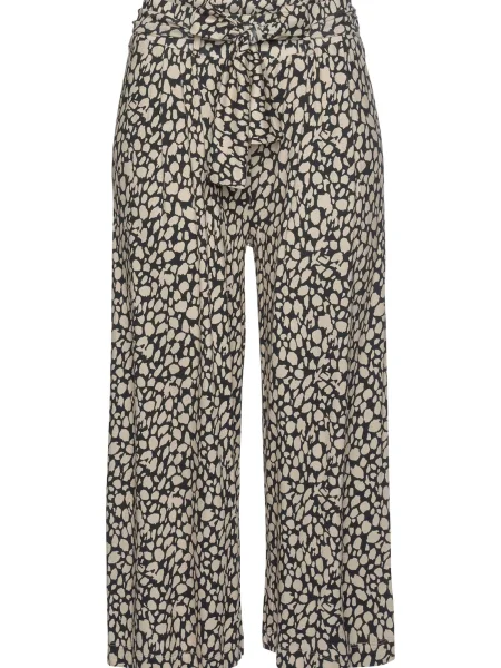 LASCANA Pantaloni negru alb