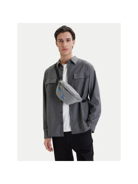 Чанта за кръст﻿ Calvin Klein Bold Waistbag сив