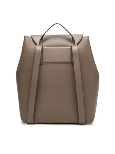 Calvin Klein Kuprinės Foil Logo Large Flap Backpack ruda