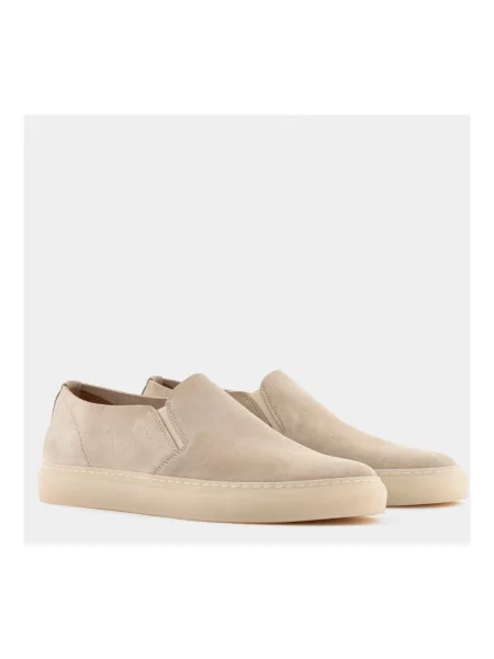 Sneakersy Buttero skórzane wsuwane beżowe