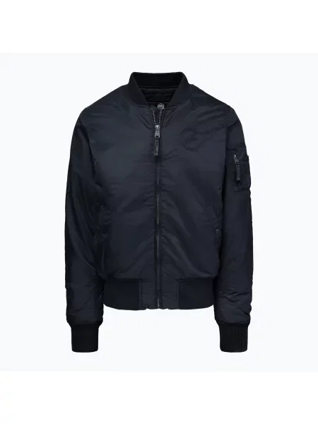 Geacă pentru bărbați Pitbull Hacket Washed Bomber dark navy albastru închis