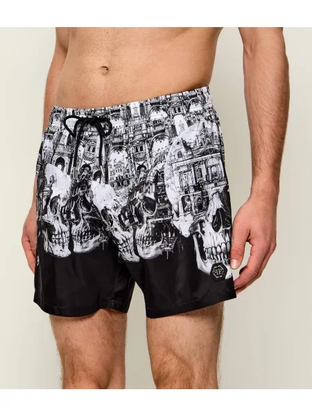 Pantaloni scurți Philipp Plein negru