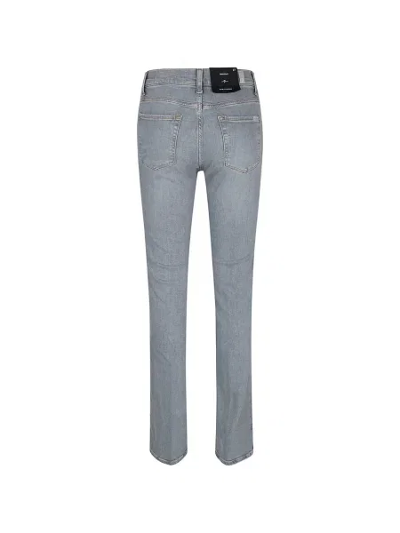Разклешени дънки 7 For All Mankind дизайн с пет джоба сиво
