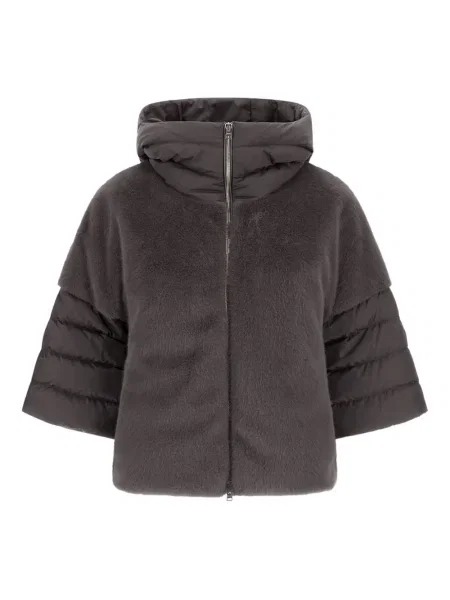 Blană geacă cu puf Herno gri