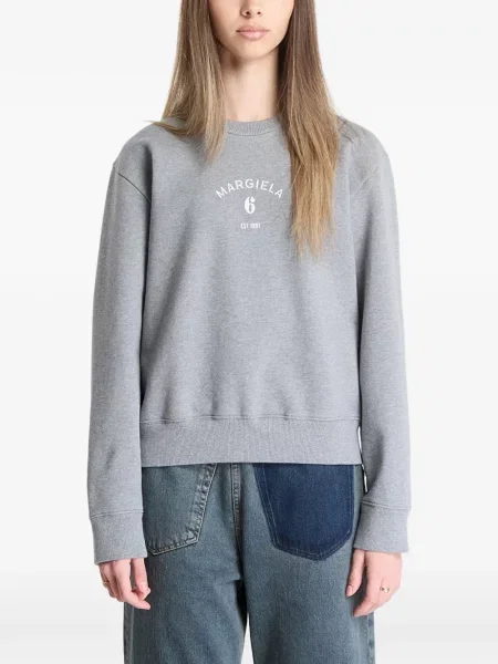 Hanorac Mm6 Maison Margiela cu imagine gri