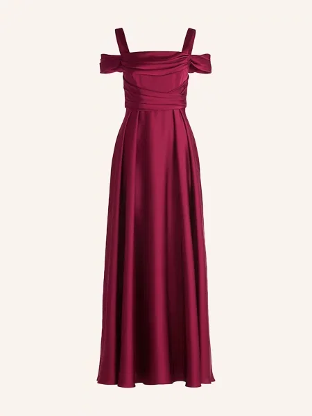 Vera Mont Sukienka Wieczorowa Z Satyny rot fuksja