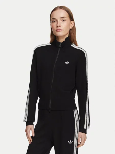 ADIDAS ORIGINALS Kardigan Firebird / bijela crna