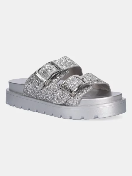 Buffalo papuci Raya Ari Glam femei cu platforma argintiu