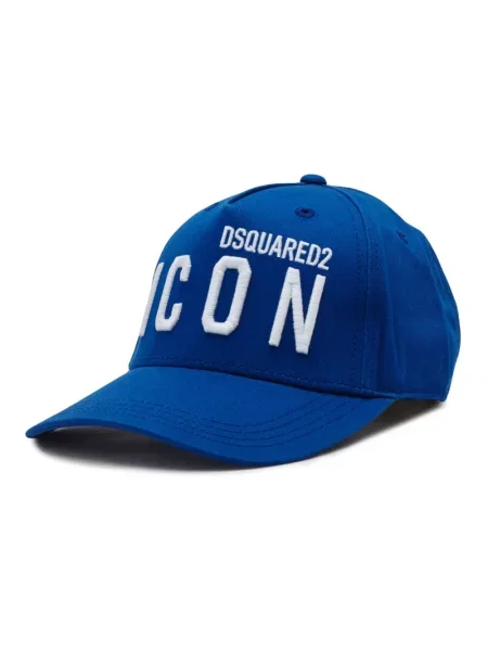 Czapka z daszkiem Dsquared2 niebieska