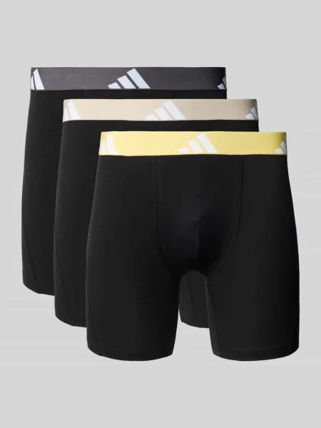 Bokserki z elastyczną gumką z logo Adidas Sportswear czarne
