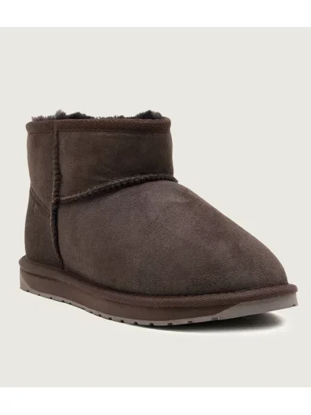 EMU Australia Bocanci Stinger Micro | lână | piele întoarsă maro