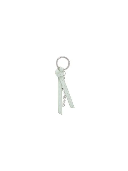 Calvin Klein Prívesok Sm Script Lthr Tassle Bag Charm Biela modrá