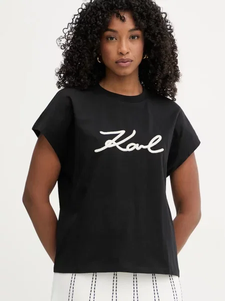 Karl Lagerfeld t-shirt czarna