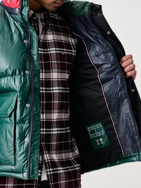 Tommy Jeans пухено яке мъжко зелено