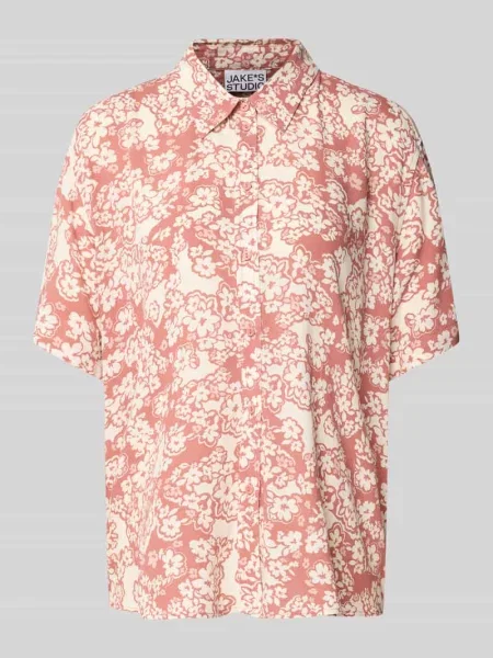 Bluzka o kroju relaxed fit z z rękawem o dł. Jake*s Studio Woman