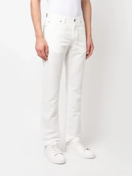 Pantaloni Brioni cu 5 buzunare alb