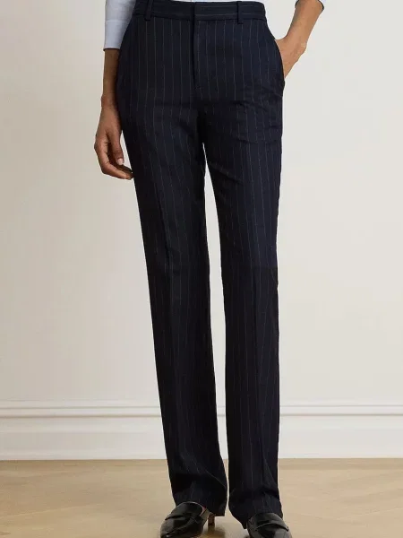 Lauren Ralph Lauren pantaloni straight pentru femei cu amestec de lână