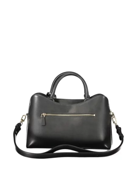 Geantă shopper Guess cu autograf negru