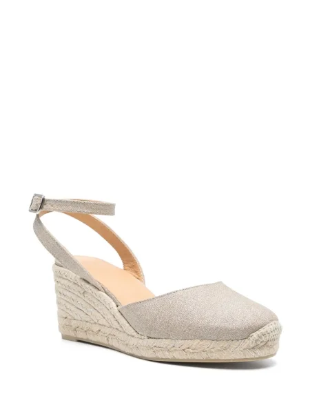 Espadrile Castaner argintiu