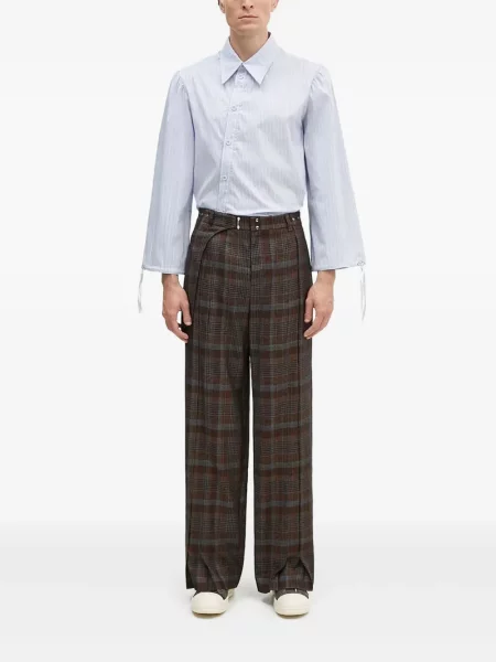 Zavinovací kalhoty Andersson Bell hnědé