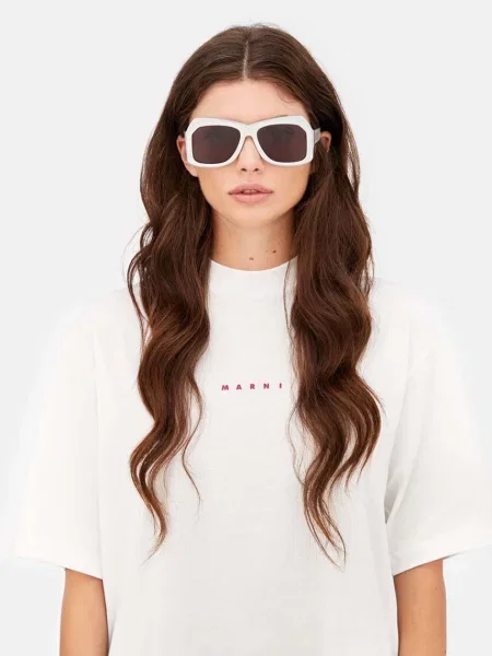 Sunčane naočale Marni Tiznit Metallic Silver za žene siva