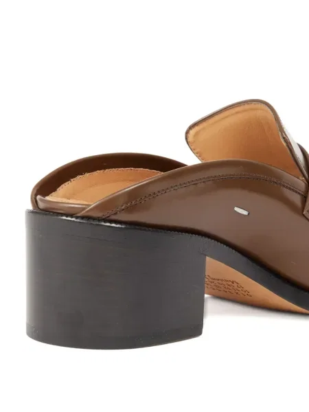 Papuci tip mules Maison Margiela maro