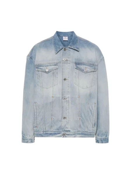 Kurtka jeansowa Vetements niebieska