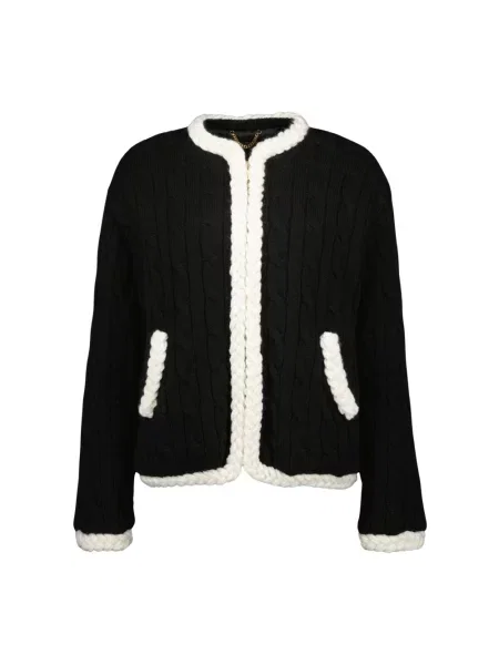 Sweter Moschino wełniany czarny