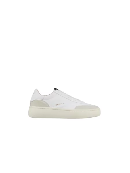 Lniane sneakersy Alexander Smith białe