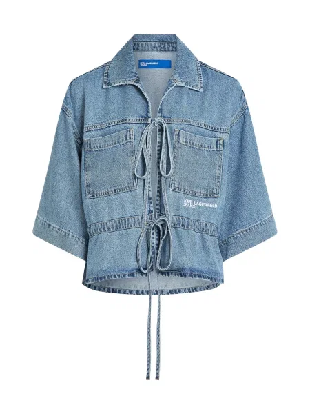 KARL LAGERFELD JEANS Bluză denim albastru