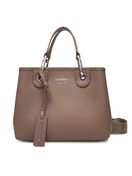 Kabelka Emporio Armani béžová